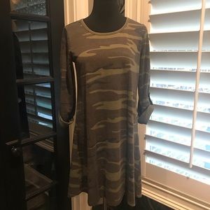 Z Supply Camo Shift Dress